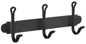 Черна тройна самозадържаща се кука за стена Nostalgia - Wenko