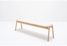 Пейка в бял/естествен цвят Klupa - Gazzda