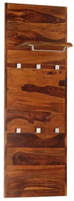 246351 vidaXL Закачалка за дрехи, акациева дървесина масив, 118x40 см