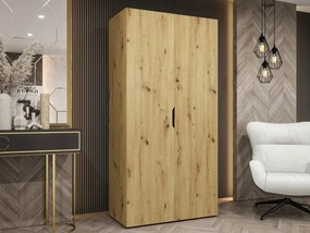 Гардероб Малага двукрилен-Артизан