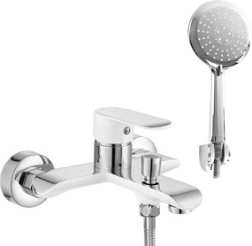 Смесител за вана REA BLOOM White Chrome