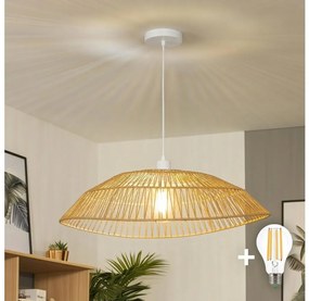 Brilagi - LED полилей на кабел CERIA BOHO 1xE27/40W/230V Ø 70 см кафяв