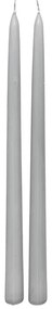 Свещи без аромат atmosphera Hugo, 30 cm, 2 бр - Зелен