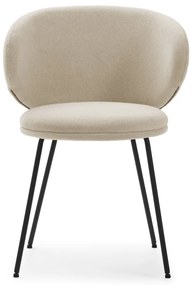 Бежови тапицирани трапезни столове в комплект 2 бр. Rush – Marckeric