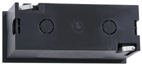 Модерна вградена стенна лампа черна 16 см вкл. LED IP65 - Mert