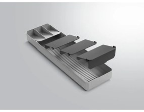 Сив пластмасов органайзер за прибори 15 x 49 cm – Metaltex