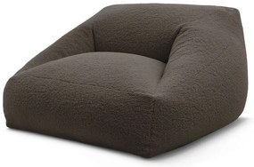 Тъмнокафяв пуф Lilibet – Bobochic Paris