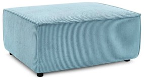 Светлосиня табуретка от велур Nihad - Bobochic Paris