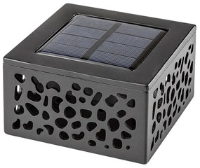 RABALUX 7032 Medulin, соларна лампа, IP44, LED 0,5W, черна, H5cm - 7032