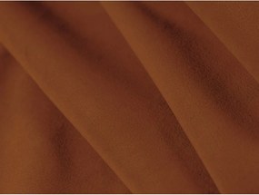 Теракотено двойно легло 180x200 cm тапицирано с място за съхранение с включена подматрачна рамка Eric – Micadoni