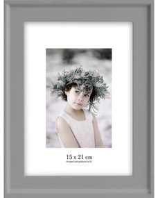 Сива рамка за стена , 22 x 28 cm Malaga - Styler