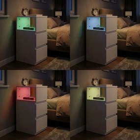 Нощно шкафче с чекмедже и рафт 40 x 40 x 50 cm