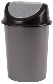 Пластмасов кош за отпадъци с люлеещ капак, 32 литра