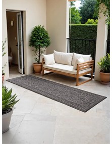 Черно-бялa пътека за открито и закрито 80x250 cm Duet Kona – NORTHRUGS