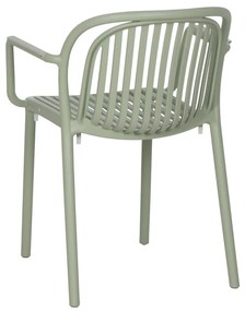 Зелен пластмасов трапезен стол Alia – Ixia