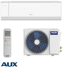 Инверторен климатик AUX Q-Plus ASW-H12C5C4/BQAR3DI-C1, 12000 BTU, 23 м2, A++, Wi-Fi, R-32, Бял