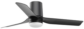 FARO 33834WT-1TW-LED Димируем вентилатор MINI PUNT TUB S 10W/230V черен Ø 90 см WT + д.у.