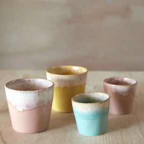 Бяла/розова глинена чаша 210 ml Grespresso – Costa Nova