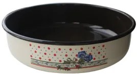 Тава кръг 32см декор BLUE FLOWERS РЯ-(442HF/32-27-1697)