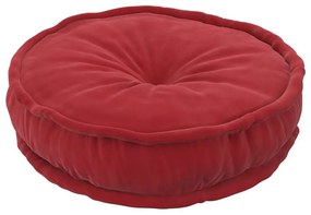 Červený sedací vak Posh Velvet – Yellow Tipi