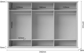 Гардероб 6-врата Tahoma 6D-White