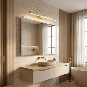 LED аплик за баня SWE009-1W 73cm BRUSH GOLD
