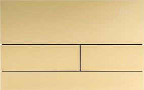Комплект Структура за Вграждане за WC Slim 024N с Бутон T Brush Gold