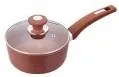 Касерола с капак 18см  с керамично мраморно покритие керемида ЕКО-(HX-S7PC18LB)