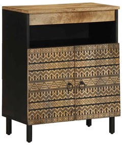 4018653 vidaXL Бюфет 60x33,5x75 см грубо мангово дърво масив