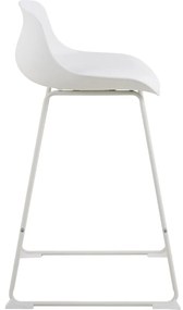Бял бар стол (височина на седалката 66 cm) Tina – Actona