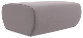 Кадифена табуретка в цвят лавандула Kapua – Makamii