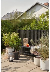 Комплект от 2 черни саксии Hureno Picco Podium - Hübsch