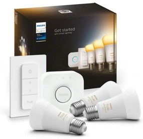 Основен комплект Philips Hue WA 3xE27/8W 2200-6500K + устройство за свързване