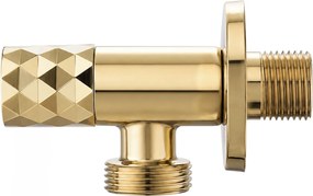 Ъглов вентил Diamond 03 1/2" x 3/4"Gold