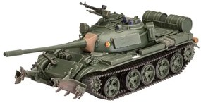 Сглобяем модел, Revell, Съветски танк T-55A/AM с минен плуг KMT-6/EMT-5, 139 части