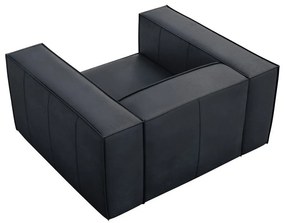 Тъмносиньо кожено кресло Madame – Windsor &amp; Co Sofas