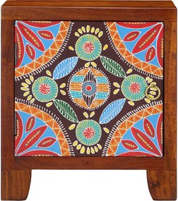 4016495 vidaXL Нощно шкафче 2 бр. 40x30x45 см Масивна дървесина Акация