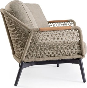 Светлокафяв градински диван от масивна акация Eulero – Bizzotto