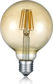 Топла бяла LED/с нажежаема жичка крушка E27, 6 W Globe – Trio