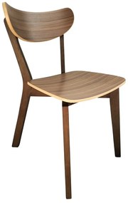 Кафяв трапезен стол Roxby – Actona