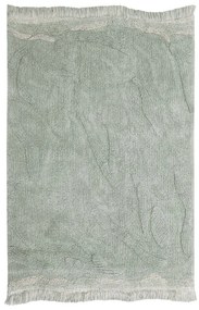 Памучно детско килимче за игра в цвят мента 90x130 cm Waves – Lorena Canals