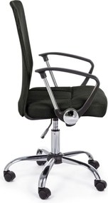 Черен тапициран офис стол Brisbane – Yes Everyday