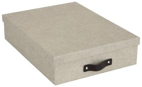 Бежова кутия за съхранение Oskar - Bigso Box of Sweden