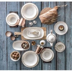 Gural Porselen - Порцеланова чиния 25см-SIDE-(GBSRD25DU58KH)