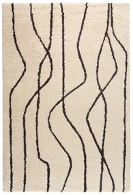 Бял/черен килим 140x200 cm Routa – Universal