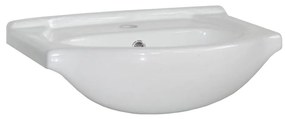 COMAD UM- CFP 50DP( YS27201-50)- Мивка за вграждане 50x42 см керамика/блестящо бял