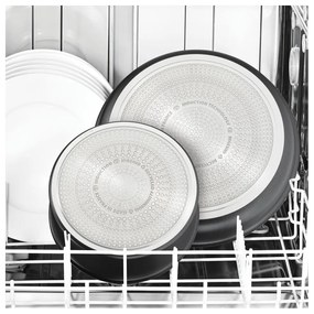 Алуминиеви тигани 2 бр. с незалепващо покритие/с подвижна дръжка ø 28 cm INGENIO Eco Resis L3979102 – Tefal