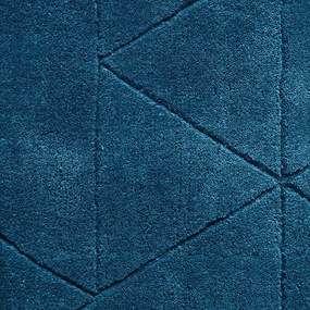Син вълнен килим , 120 x 170 cm Kasbah - Think Rugs