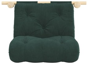 Тъмнозелено кресло от рипсено кадифе Hooked – Karup Design