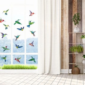 Комплект стикери за прозорец 20 бр. 40x60 cm Hummingbirds - Ambiance